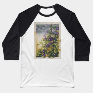 Ipomoea morning glory - Botanicals theme Baseball T-Shirt